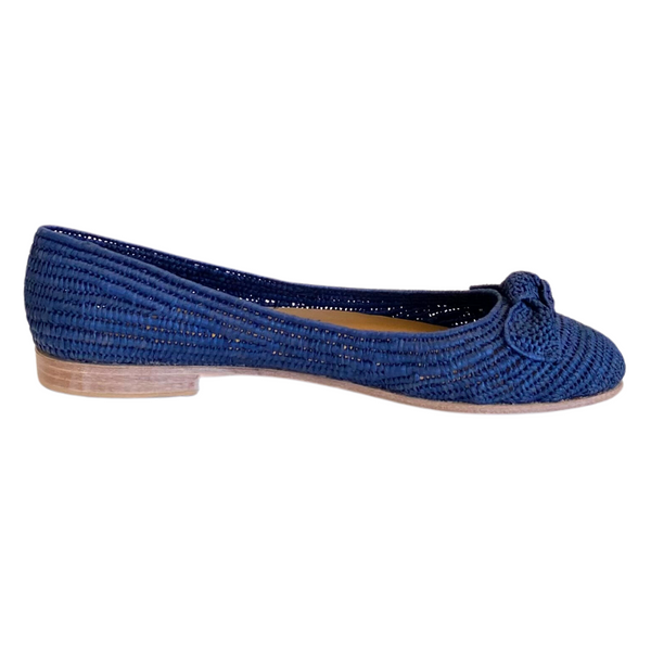 Womens navy blue ballet 2025 flats