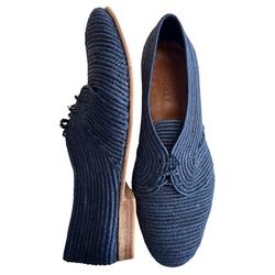 Men's Raffia Oxford (Navy)