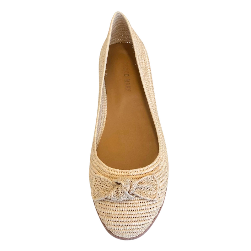 Raffia Ballet Flats (Natural)