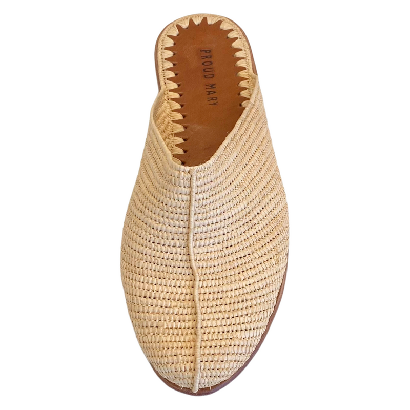 Raffia slippers 2025