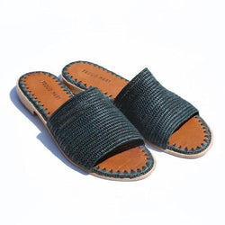 Raffia Slide (Forest) - Sample Sale!